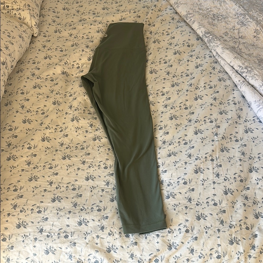 lululemon athletica Olive Green Leggings